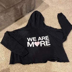 Spiritual Gangster cropped hoodie, sz med